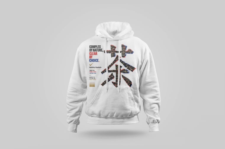 Hoodie — Floral Tie Guan Yin